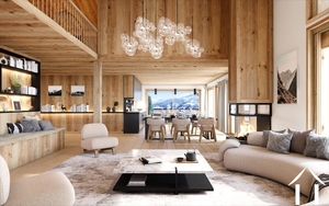 Nieuw chalet - panoramisch uitzicht op de mont-blanc Ref # C5611-4 
