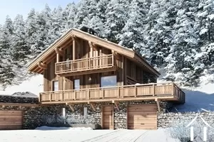 chalet met 4 slaapkamers in een populaire wijk van meribel Ref # C6015-A 