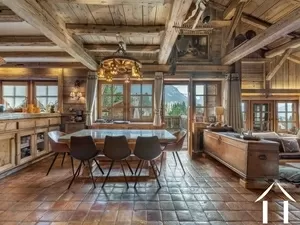 Uitzonderlijk chalet dichtbij dorpscentrum & pistes - panoramisch uitzicht - megève Ref # C6416 