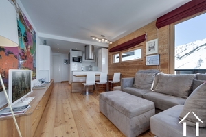 2-slaapkamerappartement + studio op dezelfde verdieping in tignes 2100 Ref # C6439 