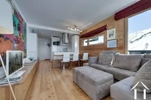 2-slaapkamerappartement + studio op dezelfde verdieping in tignes 2100 Ref # C6439 