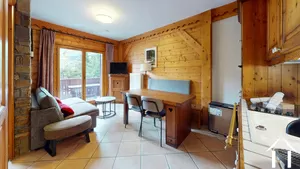 1-slaapkamerappartement met stapelbed, in een ski-in/ski-out resort met zwembad Ref # C6443 