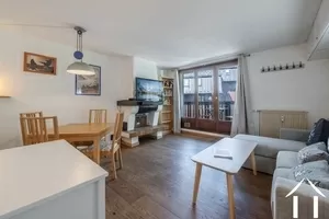 Licht appartement met 1 slaapkamer en alkoof in het hart van Chamonix Mont Blanc Ref # C6557 