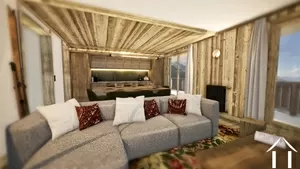 Mooi en licht appartement met vier slaapkamers - la charpenterie la rosière Ref # CCHPT-102 
