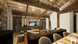 Licht penthouse appartement met 3 slaapkamers - la charpenterie la rosière Ref # CCHPT-301 