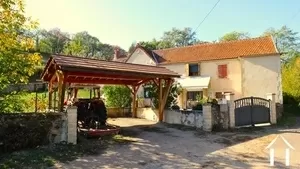 Authentiek stenen cottage in oostflank van de Morvan Ref # CH5575L 