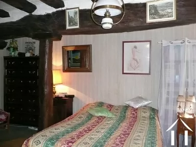Een van de slaapkamers (op de begane grond). 