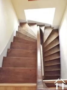 oak staircase to second floor