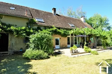 separate entrances to barn, guest house and main house
