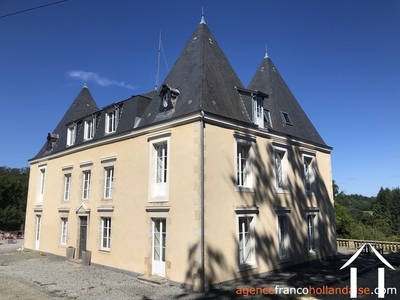 Kasteel te koop chateauneuf la foret, limousin, Li724 Afbeelding - 3