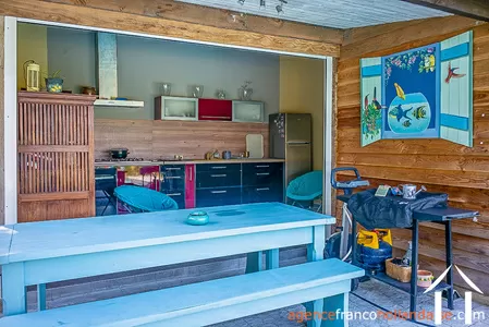 Huis met gastverblijf te koop la porcherie, limousin, Li956 Afbeelding - 33