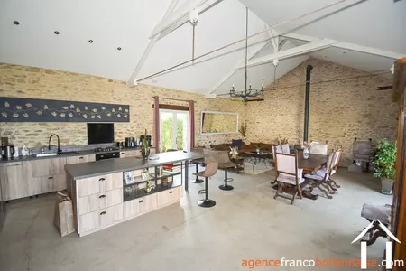 Huis met gastverblijf te koop la porcherie, limousin, Li956 Afbeelding - 4