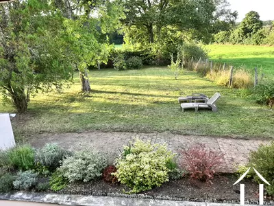 Tuin gezien vanaf de eerste verdieping