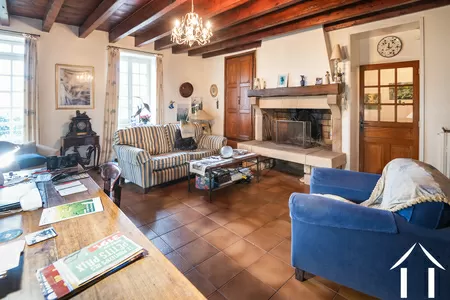 Le salon vu de la cuisineLe salon vu de la cuisine