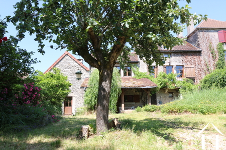 Uitzicht op het huis vanuit de tuin