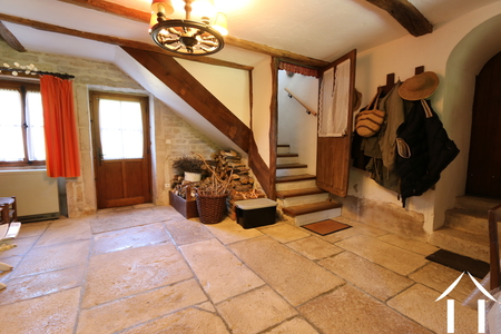 Begane grond ingang vanuit de tuin