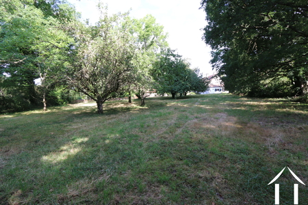 Uitzicht vanaf het einde van de tuin