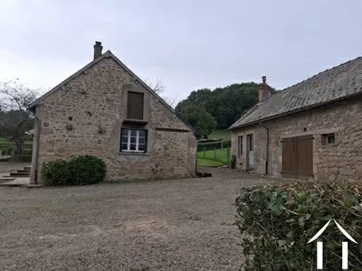 Zijaanzicht huis/toegang zolder