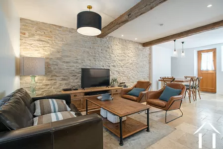 Gastenhuis woonkamer