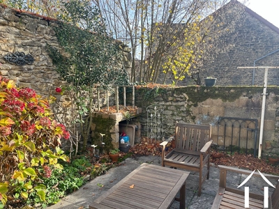 Het terras gezien vanuit de keuken