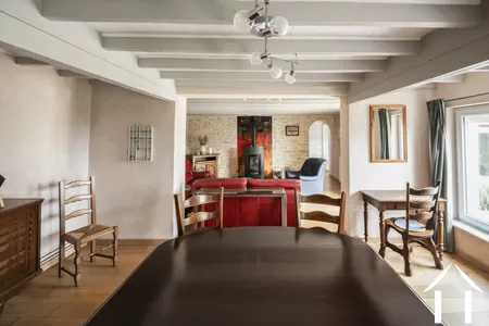 Overzicht eetkamer/salon