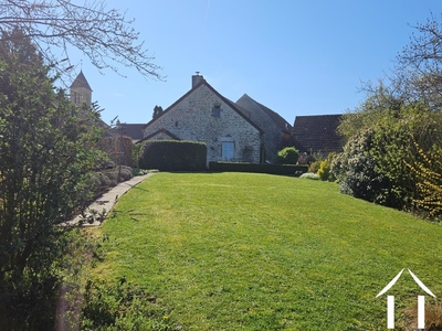 Tuin naar huis uitzicht Lente