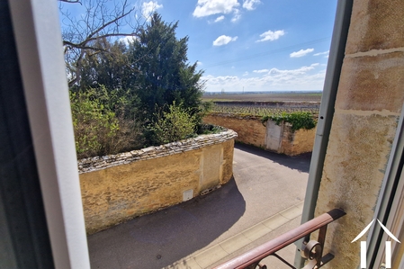 Uitzicht vanuit de keuken van de bovenwoning