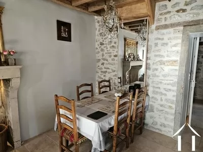 Eethoek van de salon