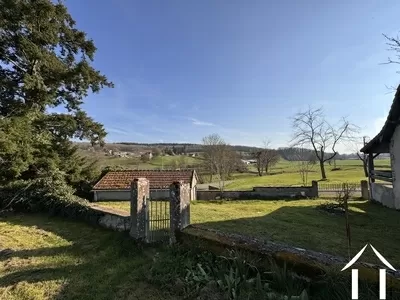 Uitzicht vanuit achtertuin