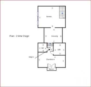 2e Verdieping plan (ZOLDER)