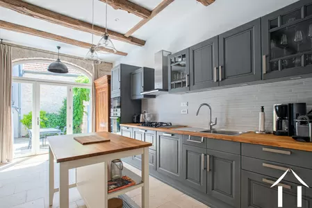 Keuken in het hoofdgebouw