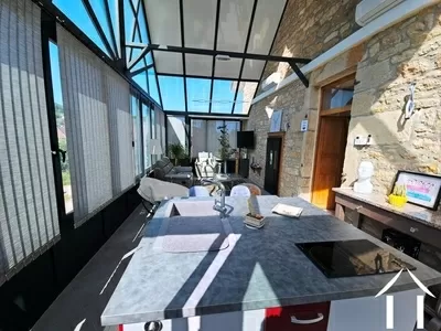 Glazen kathedraal kamer