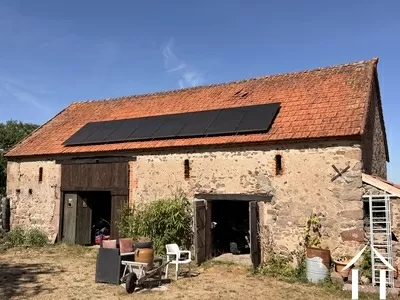 Barn with potential 84m2. Solar panel for supply electricity property